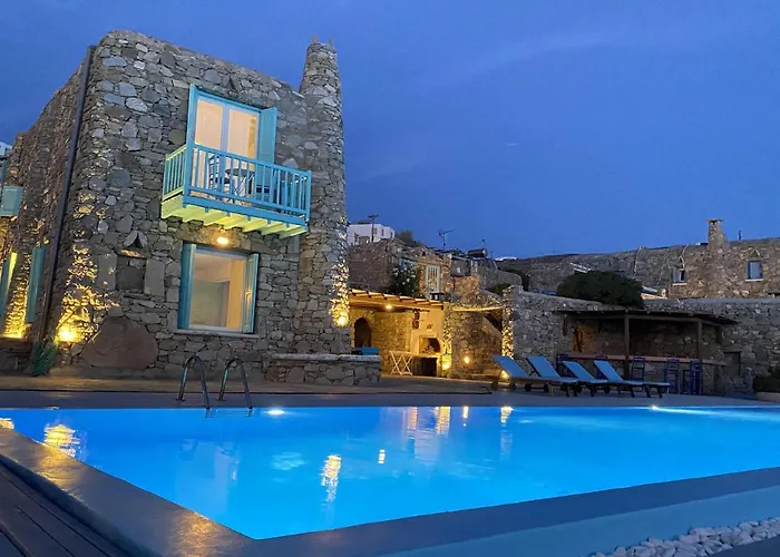 别墅 Casa De Blue Mykonos Town